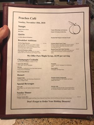 Menu photo 8 Peaches Cafe Albany, NY Menu photo 8 Peaches Cafe Albany, NY