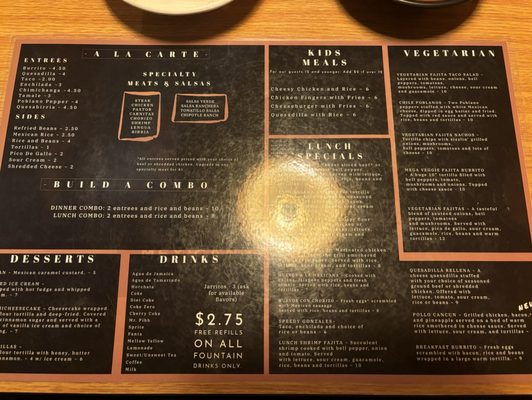 Menu photo 2 Casa Del Sol Muncie, IN Menu photo 2 Casa Del Sol Muncie, IN