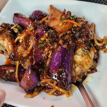XLB Kitchen - Eggplant w/ Hot Garlic Sauce - Szechuan Near Me - Cupertino, California XLB Kitchen - Eggplant w/ Hot Garlic Sauce - Szechuan Near Me - Cupertino, California
