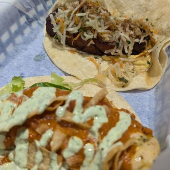 White Duck Taco Shop - Chicken tikka masala and crispy pork belly - New American Near Me - Asheville, North Carolina White Duck Taco Shop - Chicken tikka masala and crispy pork belly - New American Near Me - Asheville, North Carolina