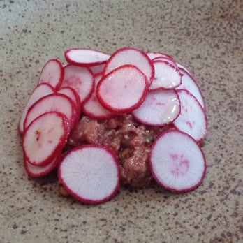 Husk - Beef tartar with lots of radish - Southern Near Me - Nashville, Tennessee