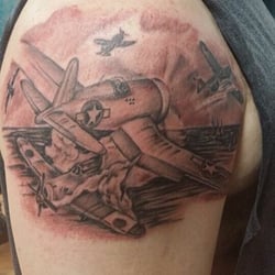 Hot Rod Tattoos - Part one of the battle of midway