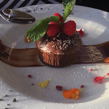 Poseidon on the Beach - Chocolate lava cake - Seafood Near Me - Del Mar, California Poseidon on the Beach - Chocolate lava cake - Seafood Near Me - Del Mar, California