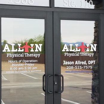 All In Physical Therapy - Front doors looking good!!! - Physical Therapy Near Me - Meridian, Idaho All In Physical Therapy - Front doors looking good!!! - Physical Therapy Near Me - Meridian, Idaho