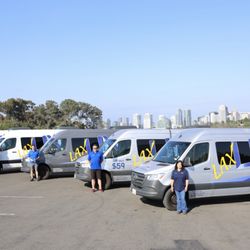 LAX Linq - Fleet of Mercedes Sprinters