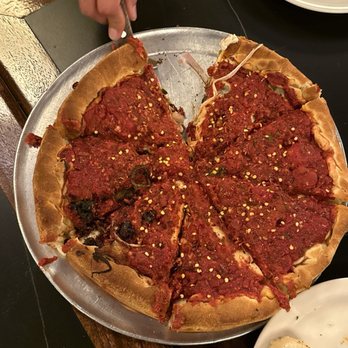 Rocco's Little Chicago - 12" Stuffed Veggie Pizza - Pizza Near Me - Tucson, Arizona Rocco's Little Chicago - 12" Stuffed Veggie Pizza - Pizza Near Me - Tucson, Arizona