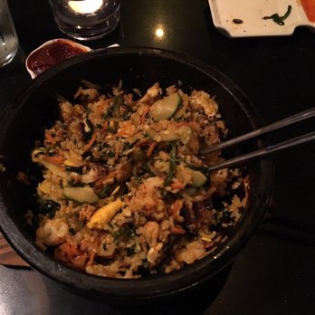 Dolsot Bistro - This is my Bibimbap after it was mixed up. Delicious!! - Korean Near Me - Mason, Ohio
