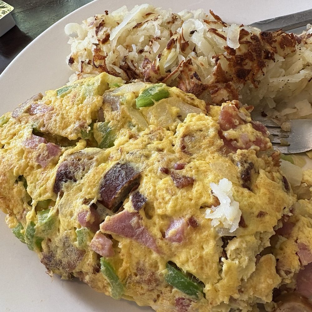 Bacon and Jam - Sausage, ham and veggie omelette was very tasty and large portions. - Breakfast & Brunch Near Me - Chicago, Illinois Bacon and Jam - Sausage, ham and veggie omelette was very tasty and large portions. - Breakfast & Brunch Near Me - Chicago, Illinois
