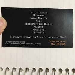Paola's Perfect Care - Phone number 415.103.3925 Monday -Friday 10-2 Saturday 10-3