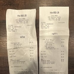 Arby’s - Receipt