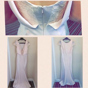 Alteration Centre - A Panel was inserted either side of zip to enlarge the dress. - Sewing & Alterations Near Me - Dublin, D