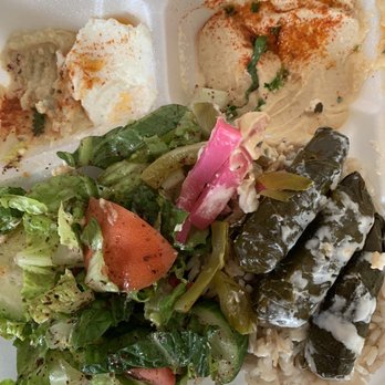 Shawarma Palace - The grape leaf plate. Those pickled veggies added texture and POP! - Lebanese Near Me - Worcester, Massachusetts Shawarma Palace - The grape leaf plate. Those pickled veggies added texture and POP! - Lebanese Near Me - Worcester, Massachusetts