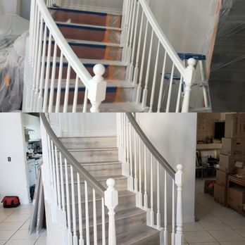 KJJ Pro Painting Construction - Prime and paint handrail - Painters Near Me KJJ Pro Painting Construction - Prime and paint handrail - Painters Near Me