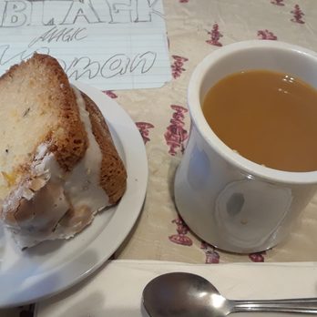Cafe Allegro - Coffee cake and the house blend coffee. - Coffee & Tea Near Me - Seattle, Washington Cafe Allegro - Coffee cake and the house blend coffee. - Coffee & Tea Near Me - Seattle, Washington
