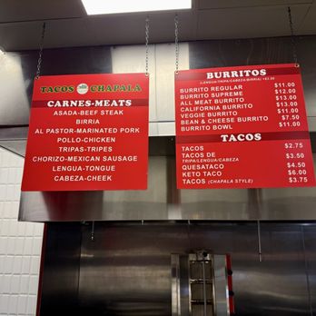 Tacos Chapala - Menu Jan 2026 - Mexican Near Me - Sacramento, California Tacos Chapala - Menu Jan 2026 - Mexican Near Me - Sacramento, California
