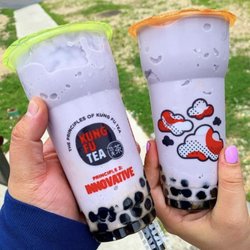 Kung Fu Tea - Taro slush boba with bubbles!