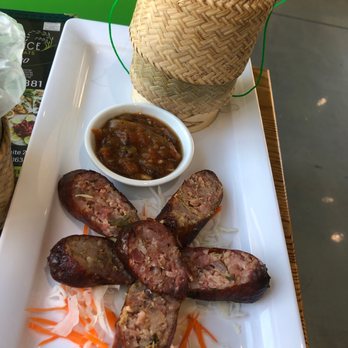 Lotus Kitchen - Lao Spicy Sausage (2) - Laotian Near Me - Mansfield, Texas Lotus Kitchen - Lao Spicy Sausage (2) - Laotian Near Me - Mansfield, Texas