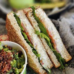 Chicken Salad Chick - Chicken Salad on wheat toast