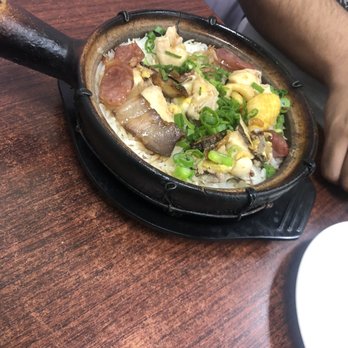 Clay Pot Cafe - Chinese sausage and chicken clay pot rice - Cantonese Near Me - Boston, Massachusetts