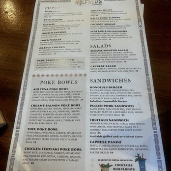 Wilfred's Lounge - Hawaiian Near Me - Napa, California