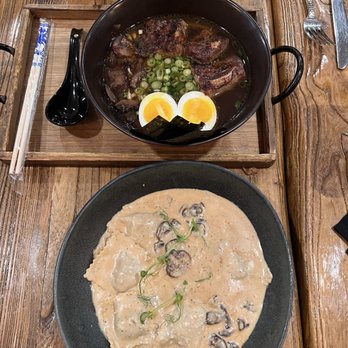 KOW Restaurant - Short Ribs Ravioli & Short Ribs RAMEN - Comfort Food Near Me - Miami, Florida