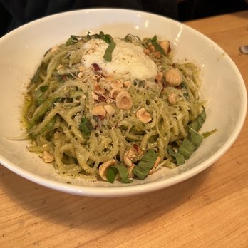 Grassa - Spaghetti Al Pesto - Italian Near Me - Portland, Oregon Grassa - Spaghetti Al Pesto - Italian Near Me - Portland, Oregon
