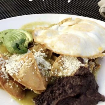 Aracely Cafe - Chilaquiles sub avocado for meat! - New American Near Me - San Francisco, California