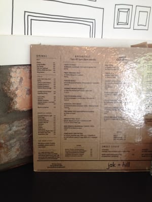Menu photo 4 Jak and Hill Spring Hill, QLD