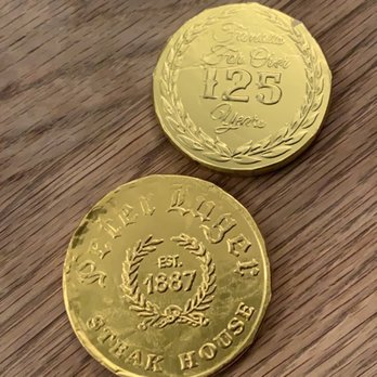 Peter Luger - Luger Chocolate Coins - Steakhouses Near Me - Brooklyn, New York