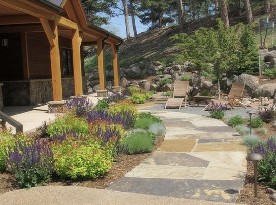 Photo of Defensible Designs - Orinda, CA, US. Firewise landscaping example