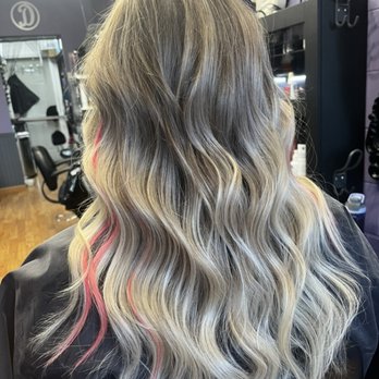 Honeycomb studios  - Pink peak-a-boo - Hair Stylists Near Me - Abbotsford, British Columbia