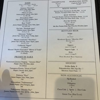 Asuka - Menu - Sushi Bars Near Me - Los Angeles, California Asuka - Menu - Sushi Bars Near Me - Los Angeles, California