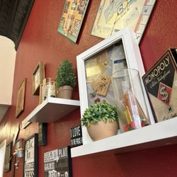 Quality Time & Carry Out - The wall decor at Quality Time.