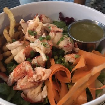 The Fish Friar - Lobster and greens salad - Fish & Chips Near Me - Syracuse, New York