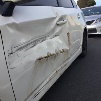 Jungs Auto Restoration - 2013 Prius Before (Front/Rear door damage, side skirt, rear quarter panel, rear door support beam damage) - Body Shops Near Me - Walnut, California