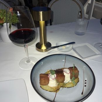 The Dock - Pork belly appetizer - New American Near Me - Newport Beach, California The Dock - Pork belly appetizer - New American Near Me - Newport Beach, California