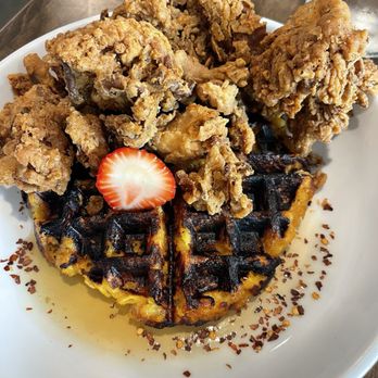 Willows & Pine - Vegan Chicken and Waffles - Cajun/Creole Near Me - Oakland, California Willows & Pine - Vegan Chicken and Waffles - Cajun/Creole Near Me - Oakland, California
