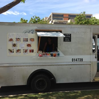 K.T Thai Food - unsuspecting plain white truck, don't judge a book by its cover. - Thai Near Me - Honolulu, Hawaii K.T Thai Food - unsuspecting plain white truck, don't judge a book by its cover. - Thai Near Me - Honolulu, Hawaii