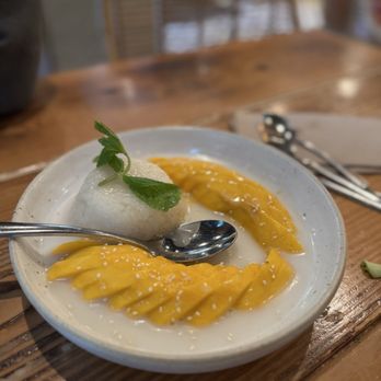 Isarn Thai Soul Kitchen - Mango sticky rice - Noodles Near Me - Seattle, Washington