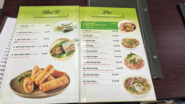Menu photo 1 Pho 79 North Charleston, SC