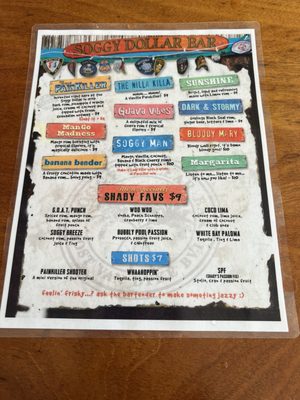 Menu photo 2 Soggy Dollar Bar Jost Van Dyke, VI Menu photo 2 Soggy Dollar Bar Jost Van Dyke, VI