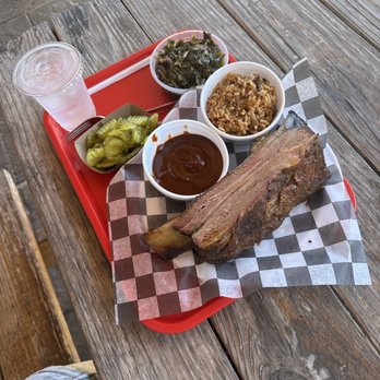 Stockyard Bar BQ - Beef Short Rib with 2 Sides - Barbeque Near Me - Houston, Texas