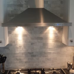 Kitchen & Bath Werks - New vent hood, splash and lighting!