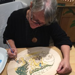 Art Spotlight - Mary Unson's woodburning a new creation