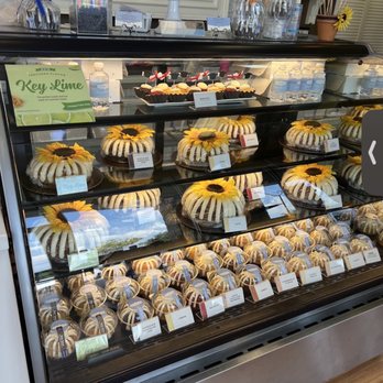 Nothing Bundt Cakes - a display of bundt cakes - Desserts Near Me - Pearland, Texas