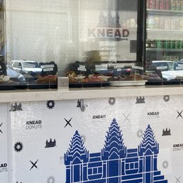 Donuts on display