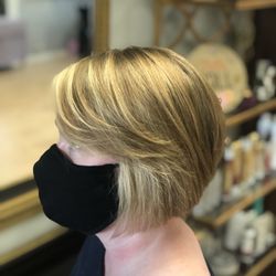 Lemon Head Hair - Partial highlight