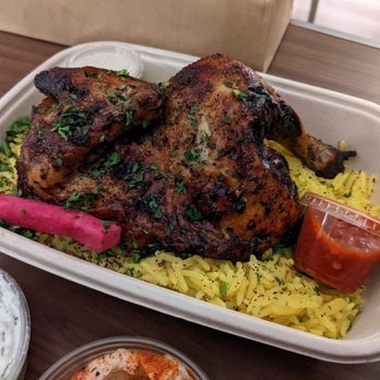 Mazra - Garlic rotisserie chicken plate! - Middle Eastern Near Me - San Bruno, California Mazra - Garlic rotisserie chicken plate! - Middle Eastern Near Me - San Bruno, California
