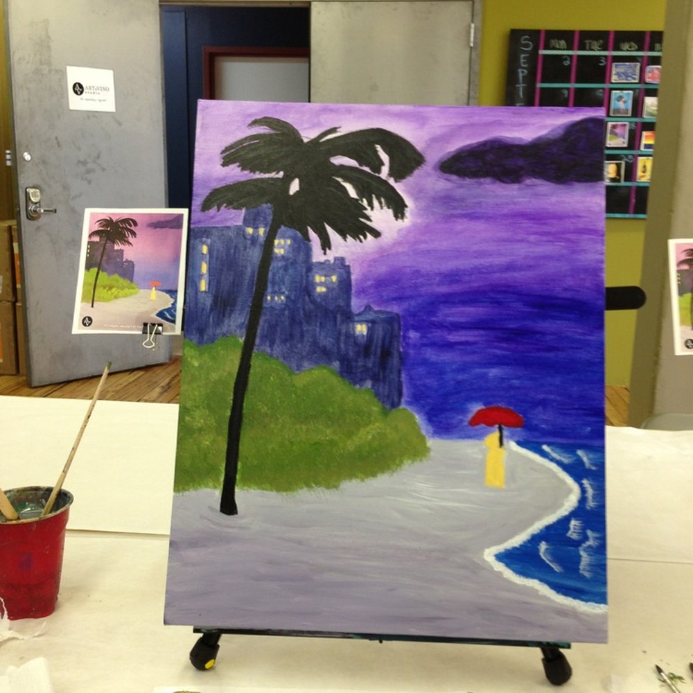 Artevino Studio - Beach Stroll - Art Classes Near Me - Hoboken, New Jersey Artevino Studio - Beach Stroll - Art Classes Near Me - Hoboken, New Jersey