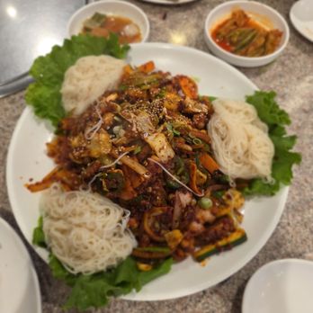 Kote Dae Ji Korean BBQ - Squid pan fried noodle - Korean Near Me - La Mirada, California Kote Dae Ji Korean BBQ - Squid pan fried noodle - Korean Near Me - La Mirada, California